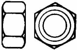 Hex Nut: 1-1/2-6, Grade L9 Steel, Yellow Zinc Dichromate, Cadmium & Waxed Finish MPN:444116BR