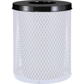 GoVets™ Steel Flat Lid For 24 Gallon Trash Can Green CP780260