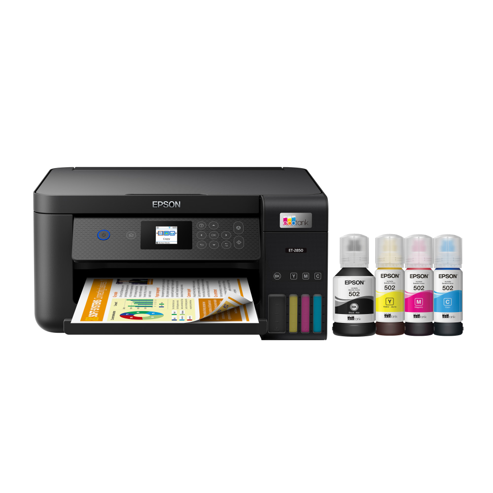 Epson EcoTank ET-2850 All-in-One Supertank Color Printer MPN:C11CJ63201 Epson EcoTank ET-2850 All-in-One Supertank Color Printer MPN:C11CJ63201