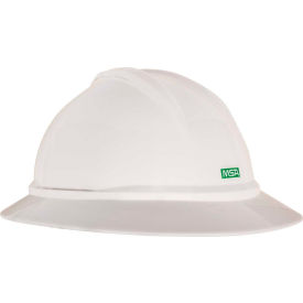 MSA V-Gard® 500 Hat Non-Vented 6-Point Fas-Trac III White 10168589