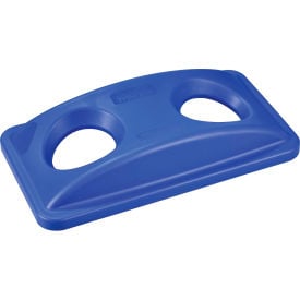 GoVets™ Bottles & Cans Recycling Lid Blue 905BL261