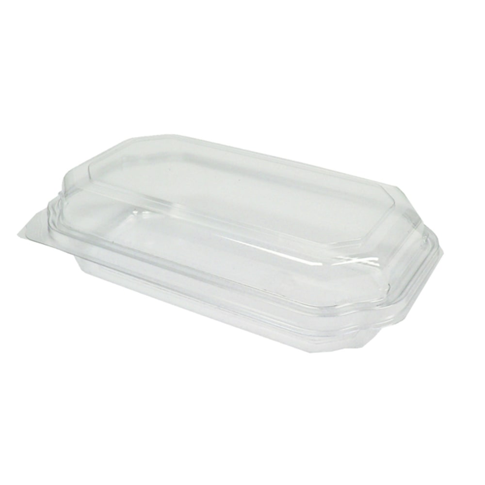Deliview Plastic Hinged Food Containers, 2inH x 8inW x 5inD, Clear, Carton Of 250 MPN:4090780