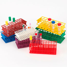 Wireless Tube Rack 13mm Full Size 72-Place Nylon White 456440W