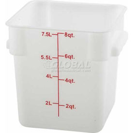 WinCo® Square Storage Container 10-13/16