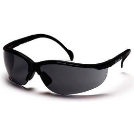 Venture Ii® Safety Glasses Gray Anti-Fog Lens Black Frame SB1820ST - Pkg Qty 12