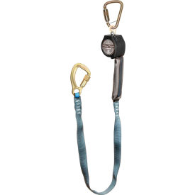 FallTech® 74709SB8 DuraTech 9' Mini SRD w/ Steel Carabiner & 5K Tie-back Carabiner 74709SB8