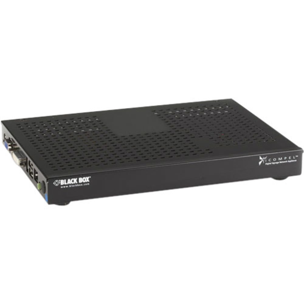 Black Box iCompel Digital Signage 4K 15-Zone Media Player - 128-GB - Intel Core i3 - 4 GB - 128 GB SSD - 1080p - HDMI - USB - DVIEthernet - TAA Compliant MPN:ICPS-VE-SU-N
