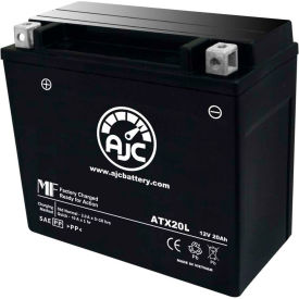 AJC Battery Extreme Battery XTA20HL-BS Battery 18 Amps 12V B Terminals AJC-PS-ATX20L-500102