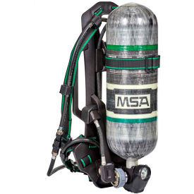 MSA® High-Pressure 45-Min. Carbon Cylinder Kevlar Harness G1 Facepiece 4-Pt. Kevlar Harness 10215808
