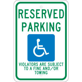 NMC TMS325J Traffic Sign Reserved Parking New Mexico 18