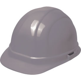 ERB® Omega II® Cap with Accessory Slots 6-Point Slide-Lock Suspension Gray WEL19137GY - Pkg Qty 12