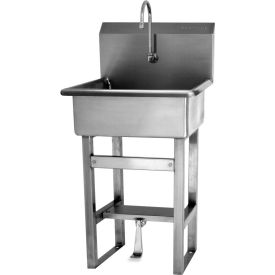 Sani-Lav® 5241 Floor Mount Sink With Single Foot Pedal Valve 5241