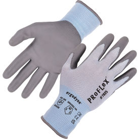 Ergodyne® Proflex 7025 Cut Resistant Gloves Polyurethane Coated ANSI A2 M Blue 1 Pair 10433