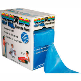CanDo® Perf 100® Low Powder Exercise Band Blue 100 yd Roll 1 Roll/Box 10-5194