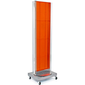 Global Approved 700258-ORG Pegboard Floor Stand W/5
