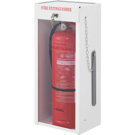 GoVets™ Fire Extinguisher Cabinet Surface Mount Lockable Fits 2-1/2-5 Lbs. 600670