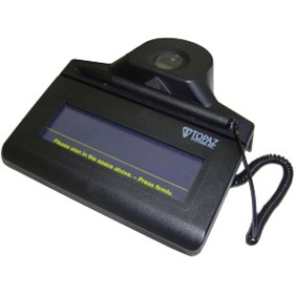 Topaz IDLite TF-S463-HSB-R Signature Pad - LCDUSB - 4.40in x 1.30in Active Area LCD - 500 x 500 - USB - 410 PPI MPN:TF-S463-HSB-R