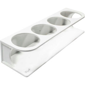 TrippNT™ White HDPE 500mL Small Quadruple Bottle Holder 14-5/8