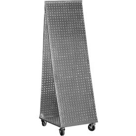 Pegboard Tool Cart - Galvanized 48 x 16 WOWCART16