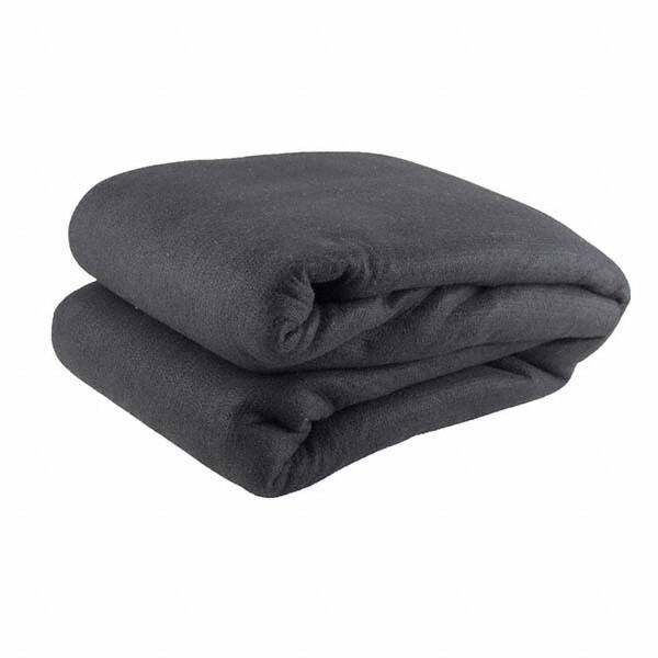 Welding Blankets, Curtains & Rolls, Material: Carbonize Felt , Width (Feet): 5.00 , Material Weight (oz/sq. yd.): 16 , Color: Black , Grommet: Yes  MPN:36158
