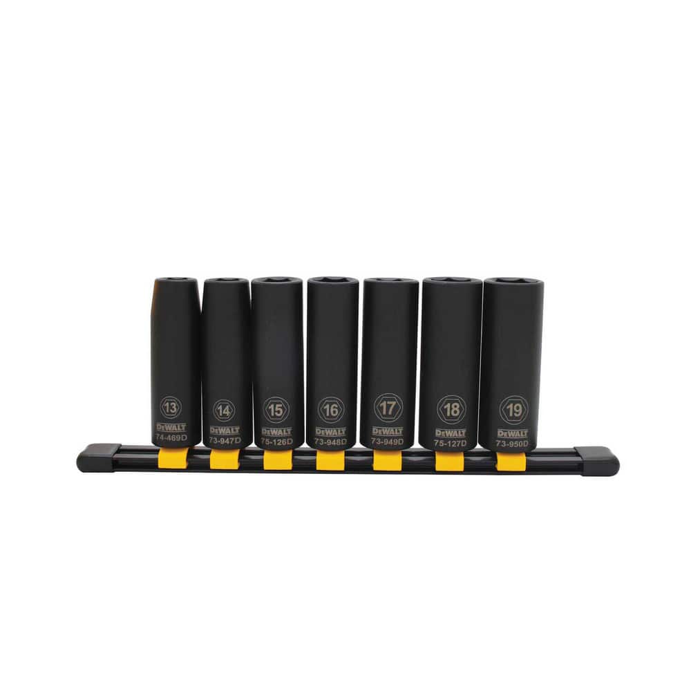 Deep Impact Socket Set: 7 Pc, MPN:DWMT74449OSP