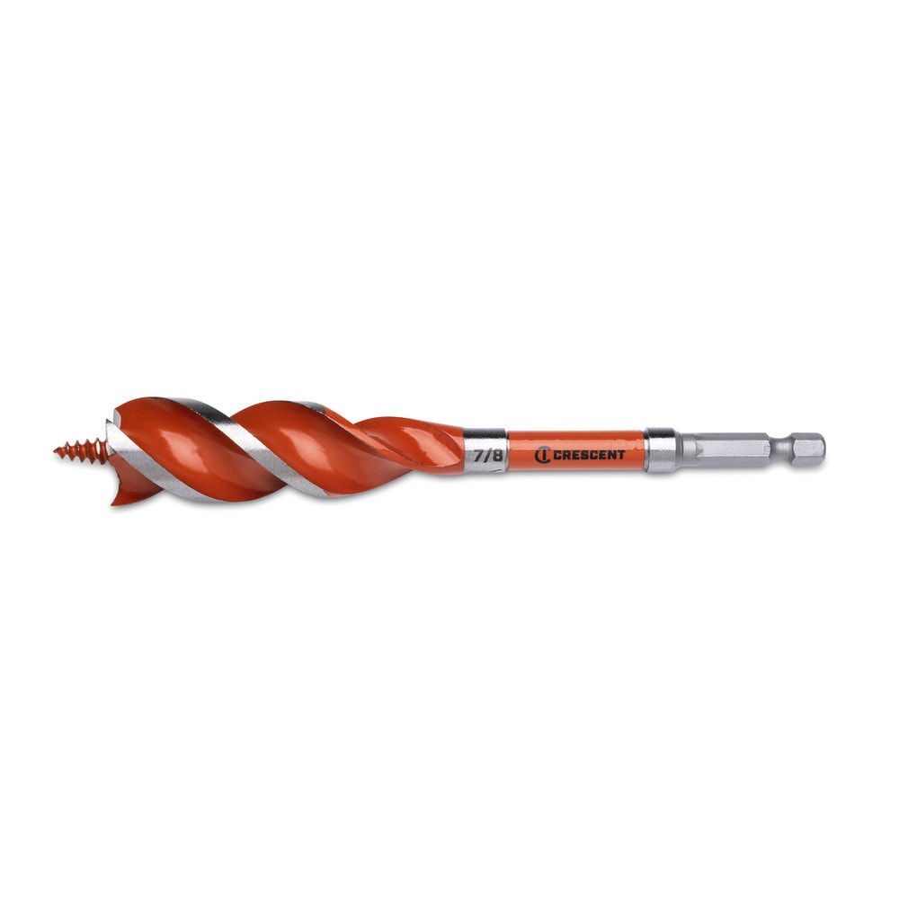 Auger & Utility Drill Bits; Auger Bit Size: 0.875in; Shank Diameter: 0.2500; Shank Type: Hex; Tool Material: High-Speed Steel; Coated: Coated; Coating: Lacquered MPN:CDSA-641