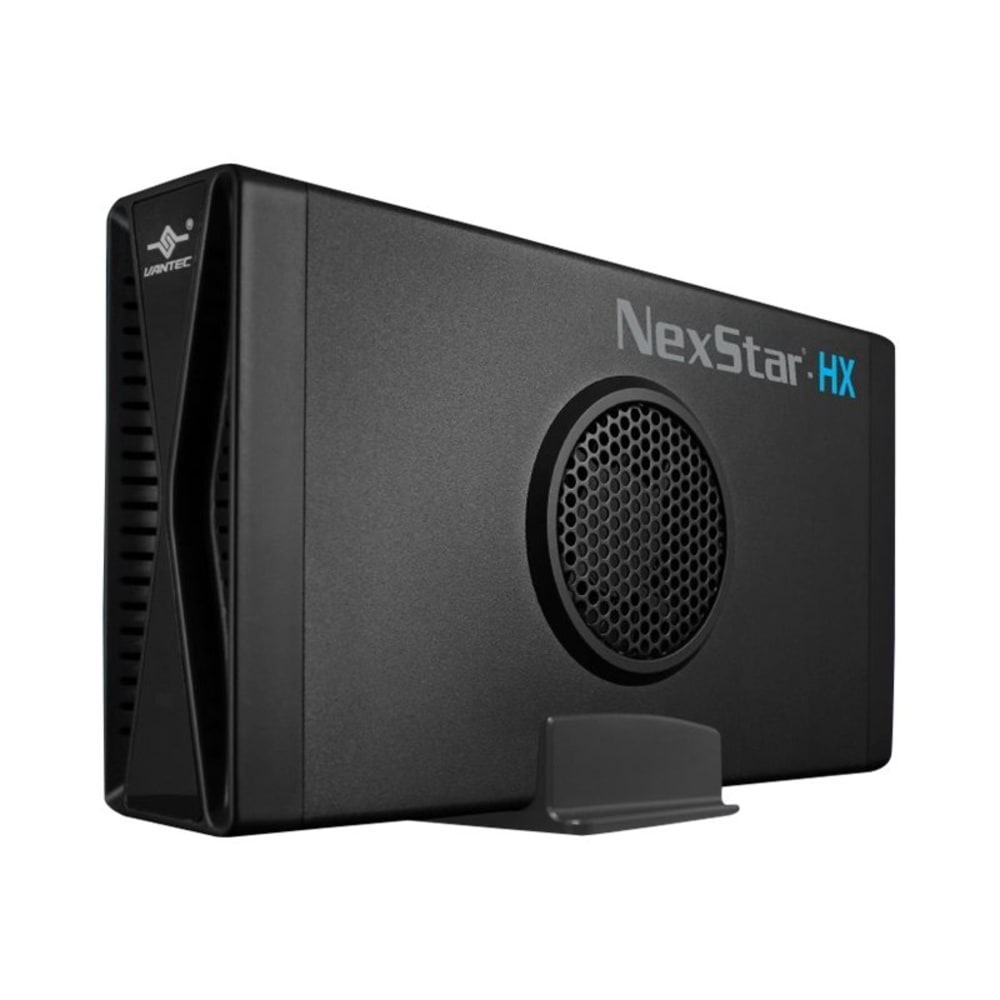 Vantec NexStar NST-387S3-BK - Storage enclosure - 3.5in - SATA 6Gb/s - USB 3.0 - black (Min Order Qty 2) MPN:NST-387S3-BK