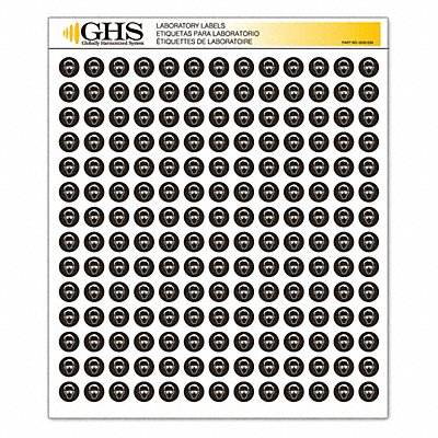 Label Safety Glasses Gloss Paper PK1820 MPN:GHS1234