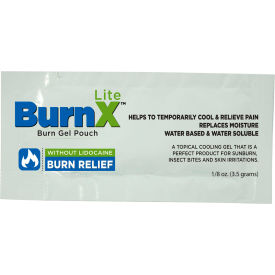 CoreTex® Burn X Lite 32733 Cool Gel Pouch Minor Burns & Sunburns Lidocaine Free 300/Case 32733