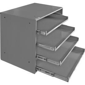 Durham Slide Narrow Rack 310B-95 - For Large Compartment Storage Boxes - Four Drawers 310B-95