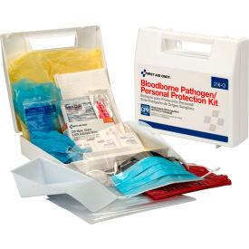 First Aid Only Bloodborne Pathogen Spill Clean Up Kit with CPR Pack Plastic Case 31 Piece 216-O