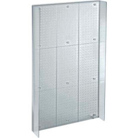 Global Approved 700358-CLR Pegboard Powerwing Display 24