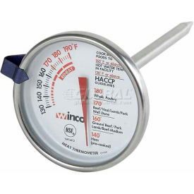 Winco TMT-MT2 Dial Meat Thermometer TMT-MT2 - Pkg Qty 24