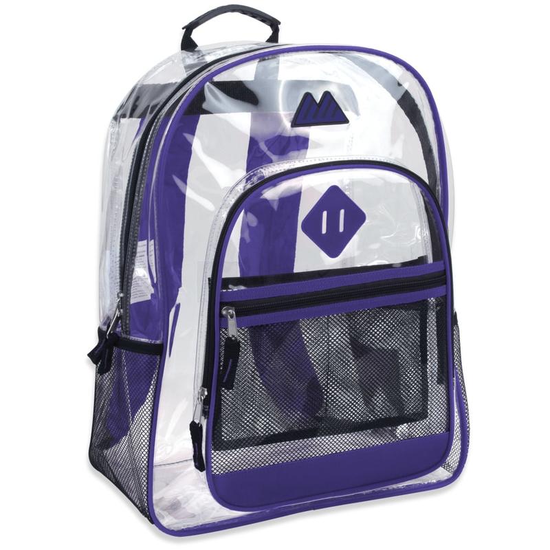 Trailmaker Clear Backpack, Purple MPN:7796PUR