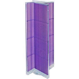 Global Approved 700420-PUR Pinwheel Pegboard Display 16