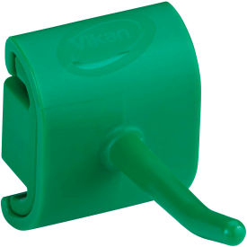 Vikan Hygienic Wall Bracket Single Hook Module Green Polypropylene/Polyamide 10122
