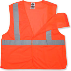 Ergodyne® GloWear® 8215BA Class 2 Econo Breakaway Vest Orange 4XL/5XL 21069******