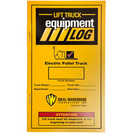 Replacement Log Book 70-1065-3-CP for Ideal Warehouse Electric Pallet Truck Log - Pack of 4 70-1065-3-CP