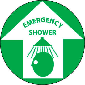 Walk On Floor Sign - Emergency Shower WFS8