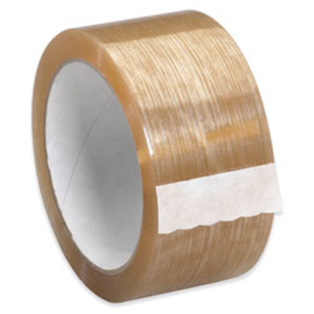 Tape Logic Natural Rubber Carton Sealing Tape, 2 Mil, 2in x 55 Yd., Clear, Case Of 6 MPN:T901506PK