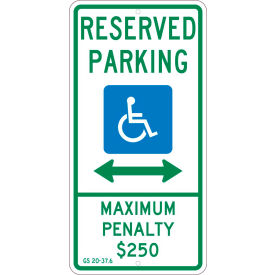 NMC TMS328J Traffic Sign Reserved Parking North Carolina 24