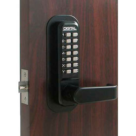 Lockey Digital Door Lock 2835 Lever Handle Jet Black 2835JB