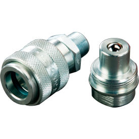 BVA Hydraulic Coupler High Flow Set 3/8