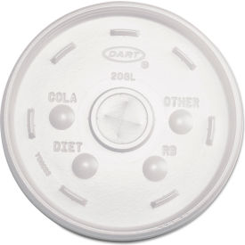 Dart Cold Cup Lids Fits 8 oz to 32 oz Cold Cups/Containers Translucent 100/Sleeve 10 Sleeves/CT 20SL