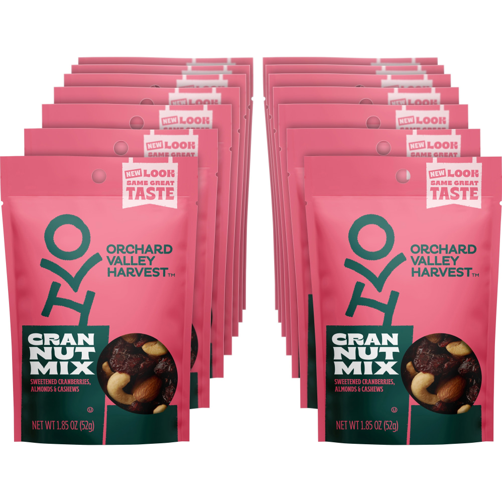 Orchard Valley Harvest Cran Nut Mix - Gluten-free, No Artificial Color, No Artificial Flavor, Preservativ - V13446 MPN:V13446