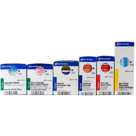 First Aid Only™ SmartCompliance Large Popular Refill Kit For Food Service w/ Meds Cabinet 91426 - Pkg Qty 6