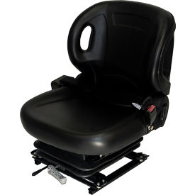 Concentric™ 390 Series High Profile Seat with Soft Suspension & Slide Rails Foam Black 390123BK