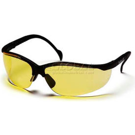 Venture Ii® Safety Glasses Amber Lens Black Frame SB1830S - Pkg Qty 12