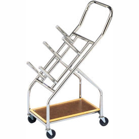 Mobile Cart For Iron Disc Weight Plates 350 lb. Capacity 23-1/2