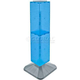 Global Approved 703387-BLU 4-Sided Interlocking Pegboard Display 8